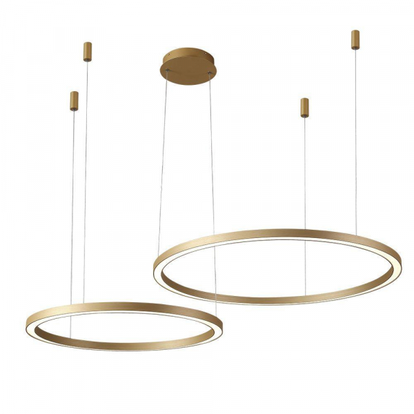 Подвесной светодиодный светильник Crystal Lux Fortuna SP123W Led Gold Подвесной светодиодный светильник Crystal Lux Fortuna SP123W Led Gold