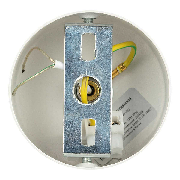 Подвесной светильник ЭРА PL33 WH/GD MR16 GU10 Б0061381