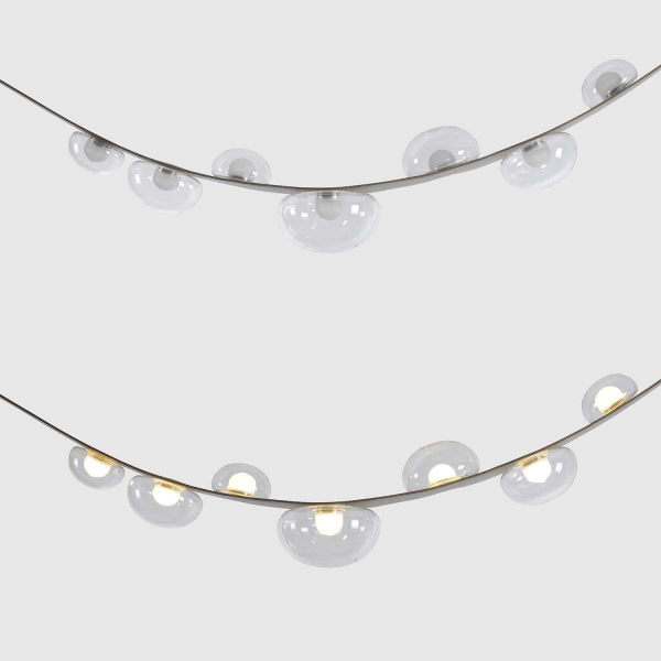 Подвесной светильник Crystal Lux BOSQUE SP7 L3000 GREY/TRANSPARENT Подвесной светильник Crystal Lux BOSQUE SP7 L3000 GREY/TRANSPARENT