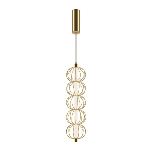 Подвесной светодиодный светильник Maytoni Golden Cage MOD216PL-L10G3K