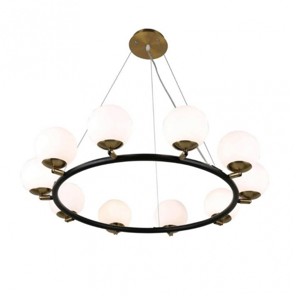 Подвесной светильник Lumina Deco Modica LDP 6032-10 BK+MD Подвесной светильник Lumina Deco Modica LDP 6032-10 BK+MD