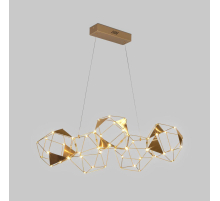 Подвесной светодиодный светильник Eurosvet Uma 90368/5 медь