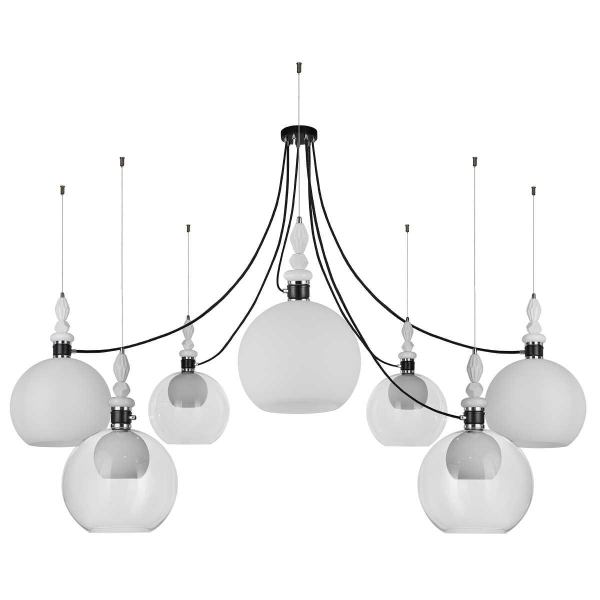 Подвесной светильник 33 ИДЕИ PND182.07.17CH.003BL-M62TW