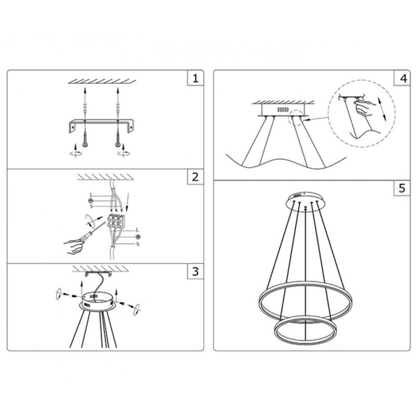 Подвесной светодиодный светильник Kink Light Тор 08219,01A(4000K) Подвесной светодиодный светильник Kink Light Тор 08219,01A(4000K)