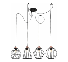 Подвесная люстра Illumico IL2001-4PC-05 BK Rose GD