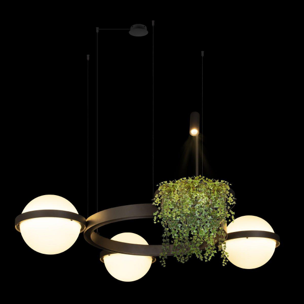Подвесной светодиодный светильник Loft IT Jardin 10121/3 Dark grey Подвесной светодиодный светильник Loft IT Jardin 10121/3 Dark grey