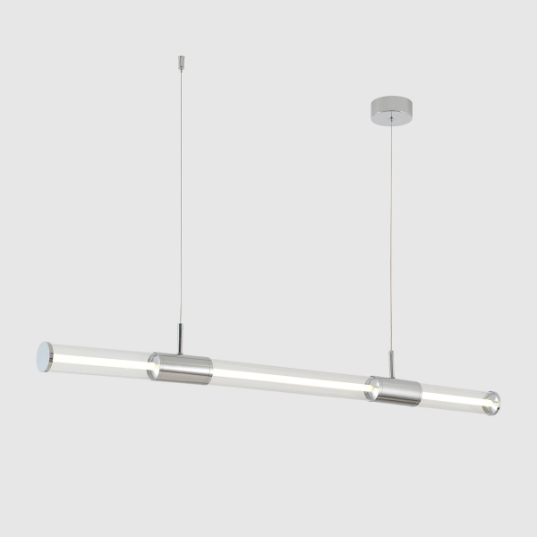 Подвесной светодиодный светильник Crystal Lux Lineup SP24W Led Chrome Подвесной светодиодный светильник Crystal Lux Lineup SP24W Led Chrome