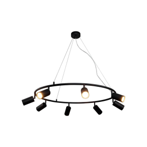 Светильник подвесной Crystal Lux RIVO SP8 BL