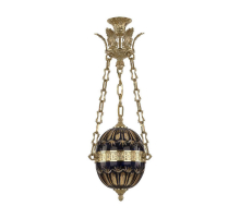 Подвесной светильник Bohemia Ivele 71000P/20 G Amber-Blue/H-1I Y8