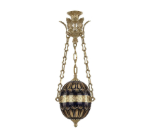 Подвесной светильник Bohemia Ivele 71000P/20 G Amber-Blue/H-1I Y8