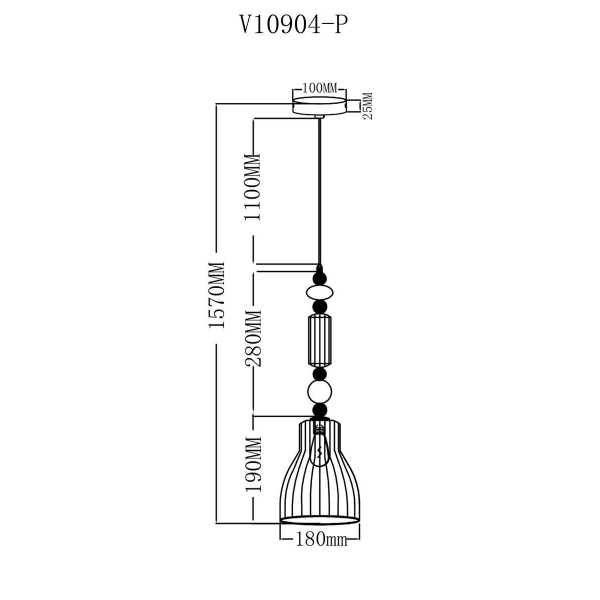 Подвесной светильник Moderli Charm V10904-P Подвесной светильник Moderli Charm V10904-P