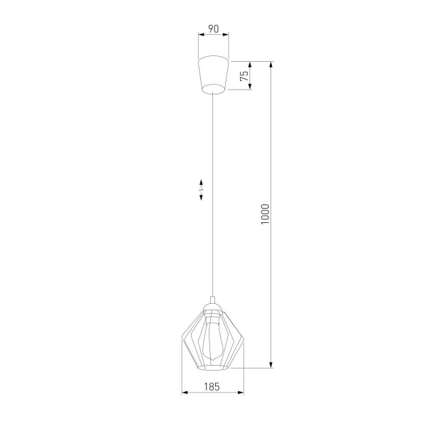Подвесной светильник TK Lighting 1642 Galaxy 1 Подвесной светильник TK Lighting 1642 Galaxy 1