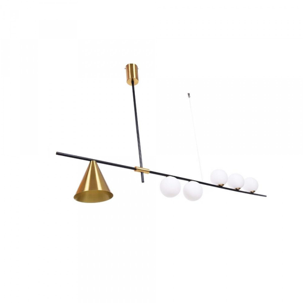 Подвесной светильник Lumina Deco Renzo LDP 6043-6 BK+MD Подвесной светильник Lumina Deco Renzo LDP 6043-6 BK+MD
