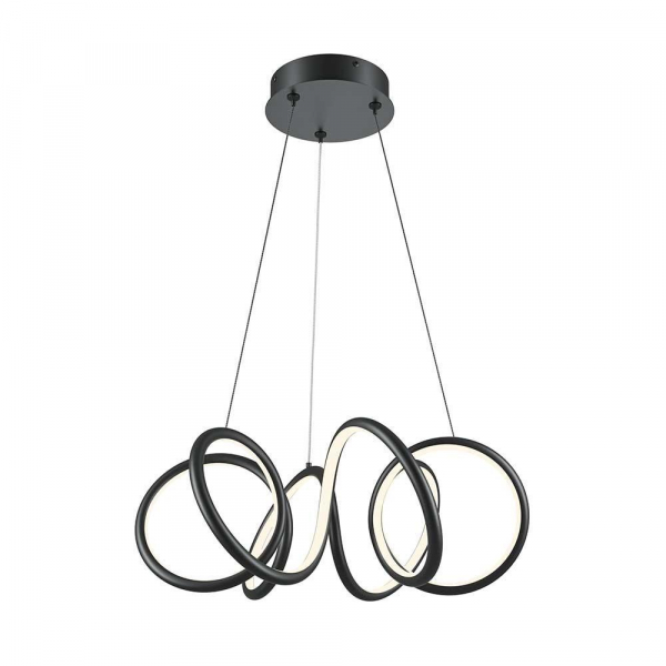 Подвесной светодиодный светильник Maytoni Curve MOD241PL-L60BK Подвесной светодиодный светильник Maytoni Curve MOD241PL-L60BK