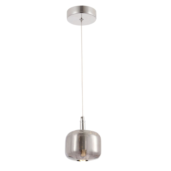 Подвесной светильник Crystal Lux Box SP1 Chrome/Smoke