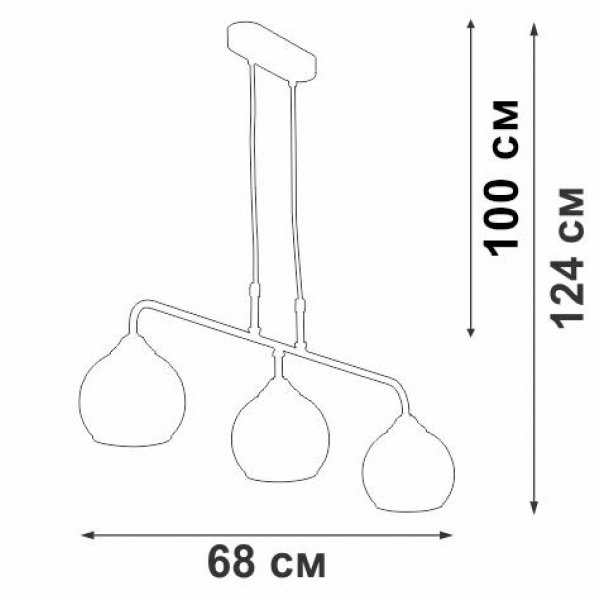 Подвесной светильник Vitaluce V48130-13/3S Подвесной светильник Vitaluce V48130-13/3S