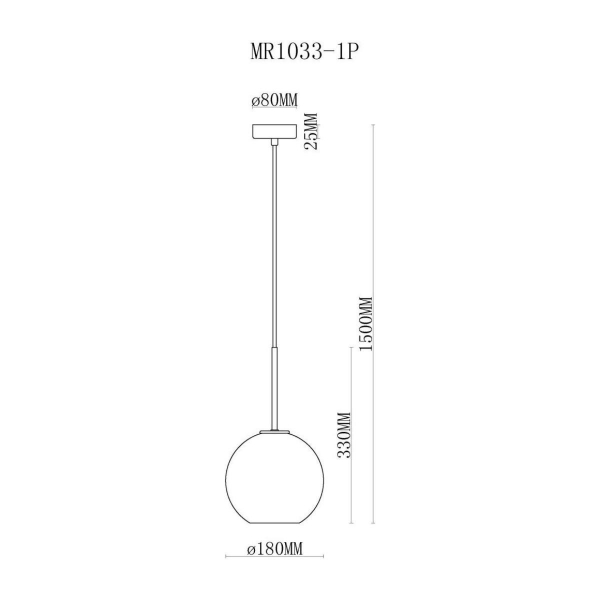 Подвесной светильник MyFar Stiven MR1033-1P Подвесной светильник MyFar Stiven MR1033-1P