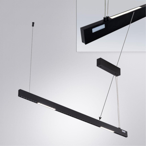 Подвесной светодиодный светильник Arte Lamp Lao A2189SP-1BK Подвесной светодиодный светильник Arte Lamp Lao A2189SP-1BK