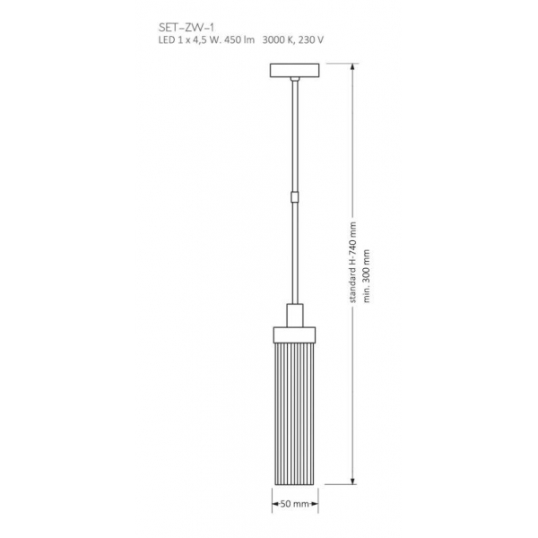 Подвесной светильник KUTEK MOOD Seti SET-ZW-1(Z) Подвесной светильник KUTEK MOOD Seti SET-ZW-1(Z)