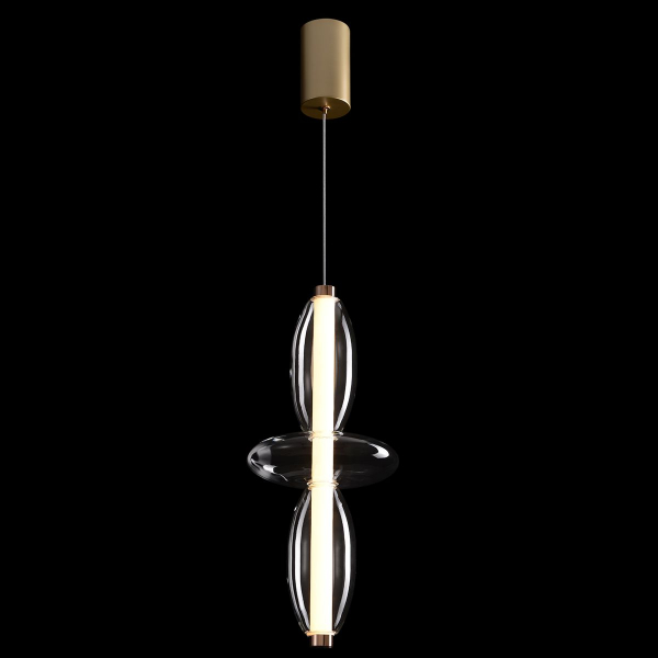 Подвесной светодиодный светильник Crystal Lux Quasar SP14W Led Transparent Подвесной светодиодный светильник Crystal Lux Quasar SP14W Led Transparent