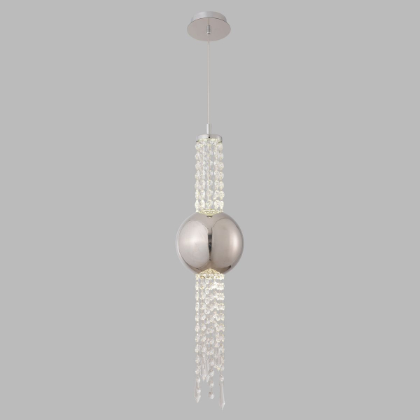 Подвесной светодиодный светильник Crystal Lux Navajo SP3W Led Chrome Подвесной светодиодный светильник Crystal Lux Navajo SP3W Led Chrome