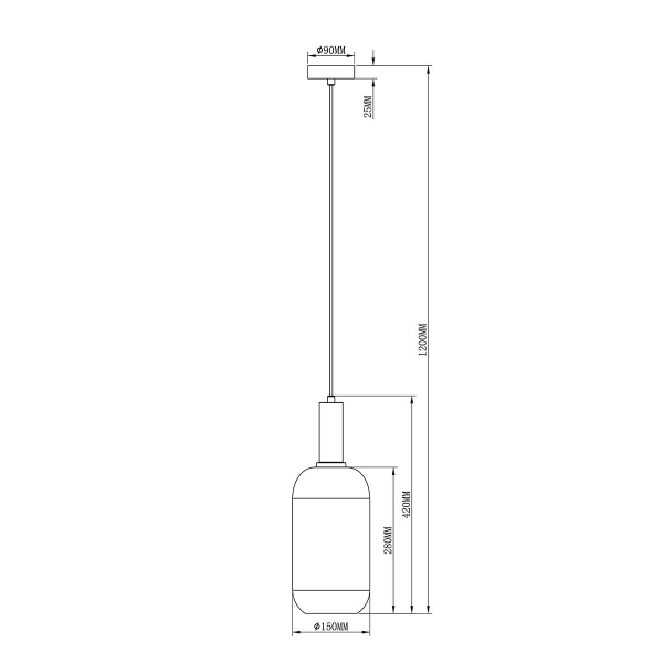 Подвесной светильник Moderli Martin V2890-1P Подвесной светильник Moderli Martin V2890-1P
