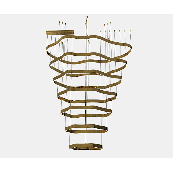 Подвесной светодиодный светильник Kink Light Хейла 08264-7A,36
