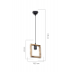 Подвесной светильник Toplight Louise TL1613H-01WD