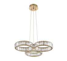 Подвесной светодиодный светильник Indigo Favo 12036/3P Brass V000073L