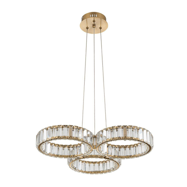 Подвесной светодиодный светильник Indigo Favo 12036/3P Brass V000073L Подвесной светодиодный светильник Indigo Favo 12036/3P Brass V000073L