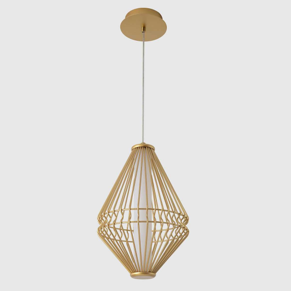 Подвесной светильник Crystal Lux CUADRA SP18W LED GOLD Подвесной светильник Crystal Lux CUADRA SP18W LED GOLD