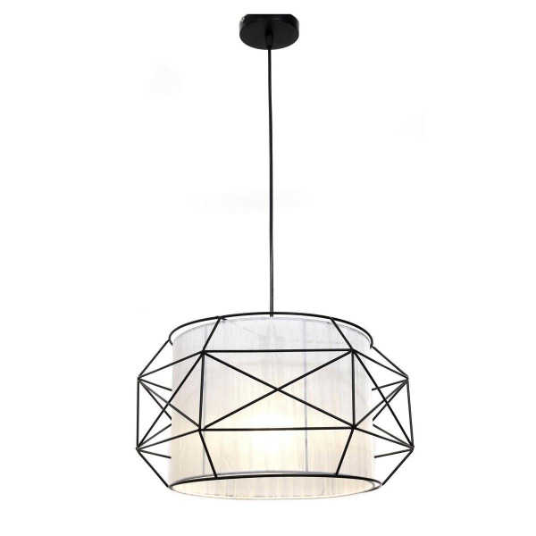 Подвесной светильник Lumina Deco Berti LDP 8001 BK+WT Подвесной светильник Lumina Deco Berti LDP 8001 BK+WT