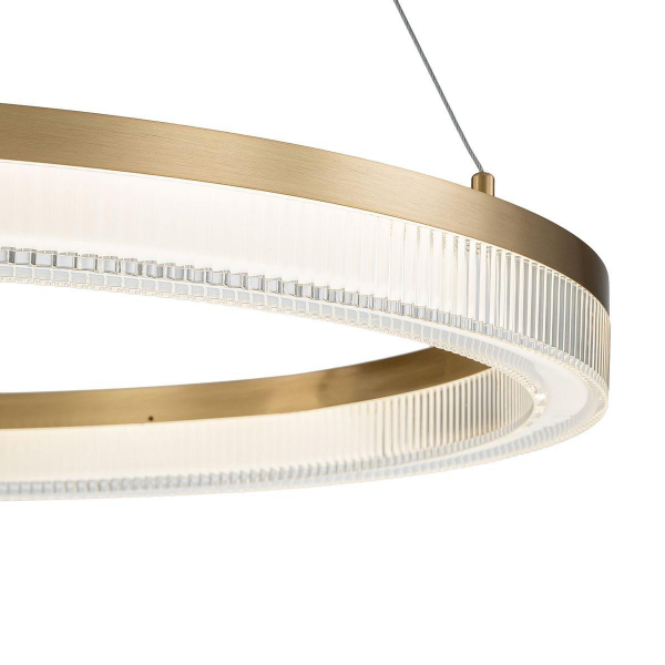 Подвесной светодиодный светильник Indigo Perfetto 14011/1P Brass V000065L Подвесной светодиодный светильник Indigo Perfetto 14011/1P Brass V000065L