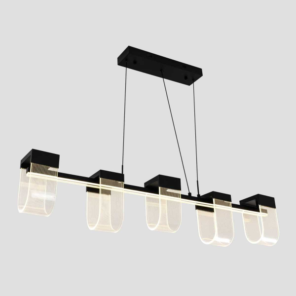 Подвесной cветильник LED4U L7707-1200 BK Подвесной cветильник LED4U L7707-1200 BK
