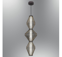 Светильник подвесной Alfa Light F3024-12 BLACK CHROME