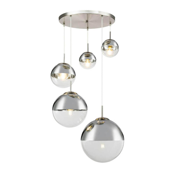 Подвесной светильник Toplight Glass TL1203H-05CH Подвесной светильник Toplight Glass TL1203H-05CH