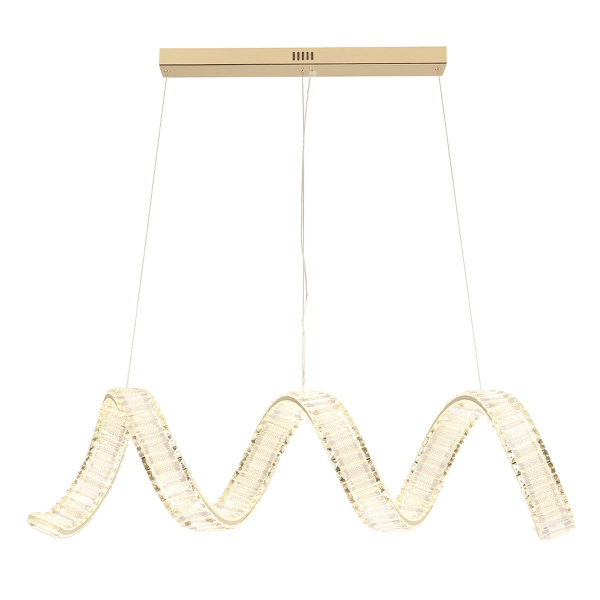 Подвесной светодиодный светильник Crystal Lux Musika SP100W Led L1200 Gold