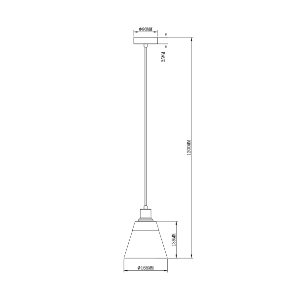 Подвесной светильник Moderli Brizzi V2780-1P