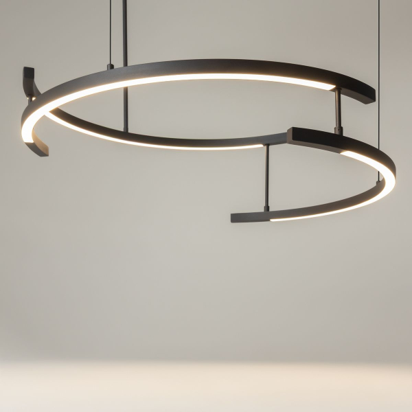 Подвесной светодиодный светильник Maytoni Line MOD016PL-L52BK