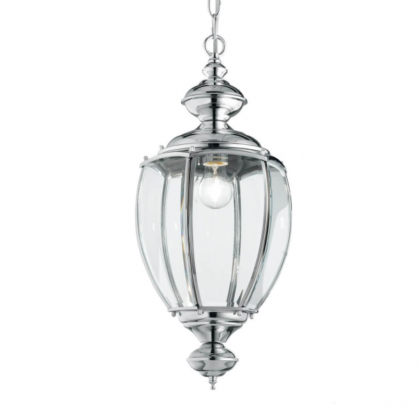Подвесной светильник Ideal Lux Norma SP1 Cromo 094786 Подвесной светильник Ideal Lux Norma SP1 Cromo 094786