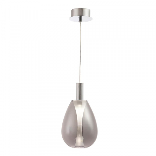 Подвесной светодиодный светильник Crystal Lux Gaudi SP4W Led Smoke Подвесной светодиодный светильник Crystal Lux Gaudi SP4W Led Smoke