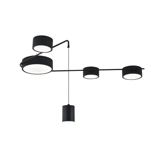 Потолочный светодиодный светильник Indigo Modulo 14028/5С Black V000161L Потолочный светодиодный светильник Indigo Modulo 14028/5С Black V000161L