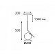 Подвесной светильник Italline Bolla SP 6212/200 brass