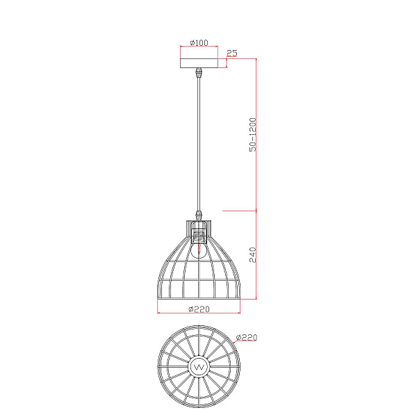 Подвесной светильник Freya Форма / Shape FR5335PL-01B