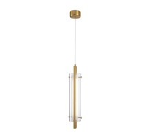 Подвесной светодиодный светильник Indigo Vitreo 11067/A/1P Brass V000173L
