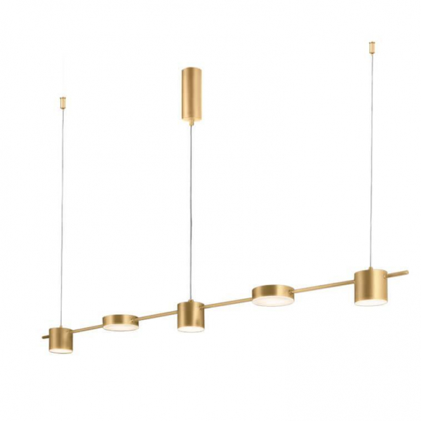 Подвесной светодиодный светильник Crystal Lux Tristan SP5 L1200 Gold Подвесной светодиодный светильник Crystal Lux Tristan SP5 L1200 Gold