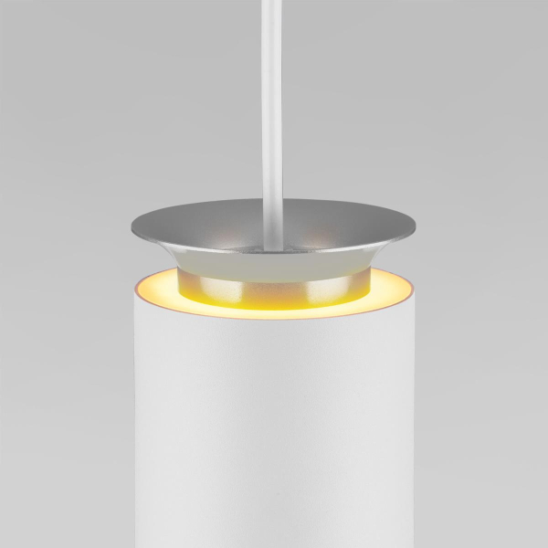 Подвесной светодиодный светильник Elektrostandard DLS021 9+4W 4200К белый матовый/серебро a045502