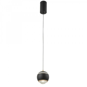 Подвесной светодиодный светильник Crystal Lux Caro SP Led Black