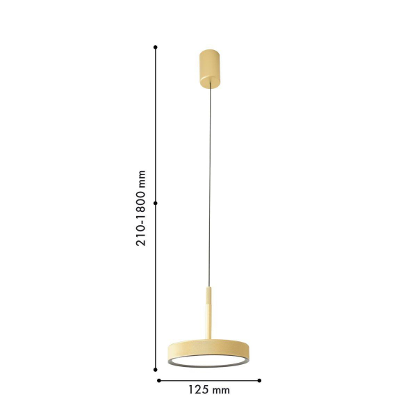 Подвесной светодиодный светильник Favourite Piller 4507-1P Подвесной светодиодный светильник Favourite Piller 4507-1P