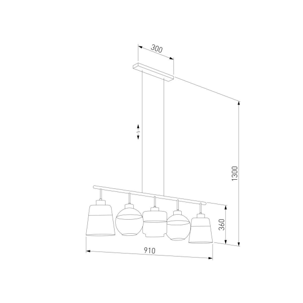 Подвесной светильник TK Lighting 2382 Amber Подвесной светильник TK Lighting 2382 Amber